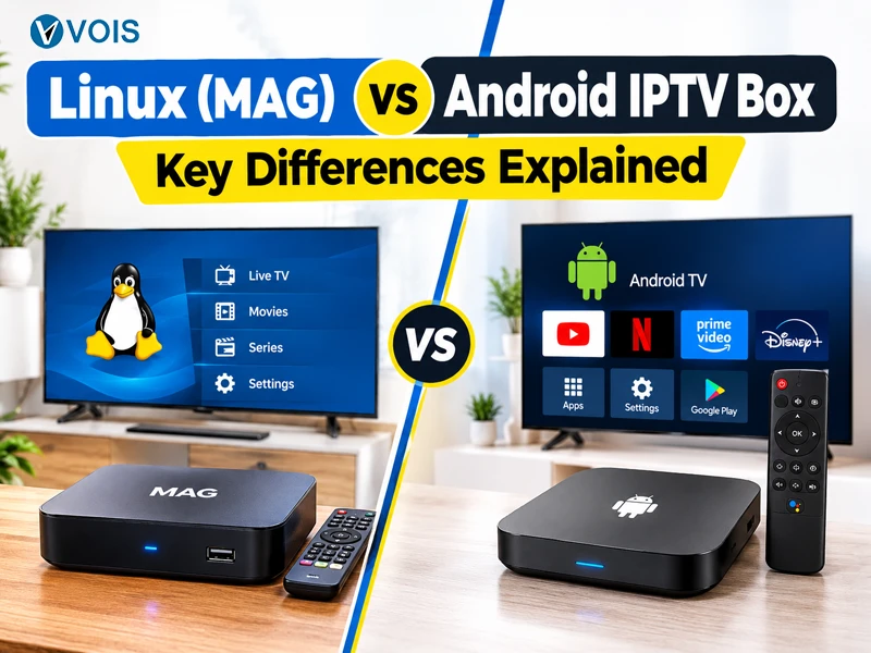 linux mag vs android IPTV Box