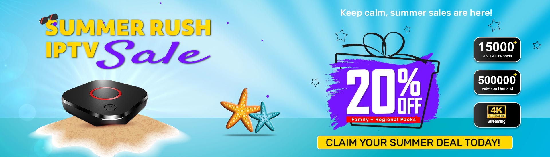 Summer Rush IPTV Sale